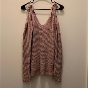 Open Shoulder Sweater!
